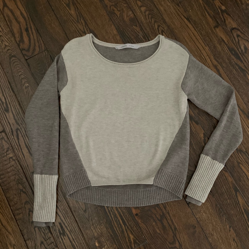Darling Athleta Colorblock Sweater Size Xxs / Xs